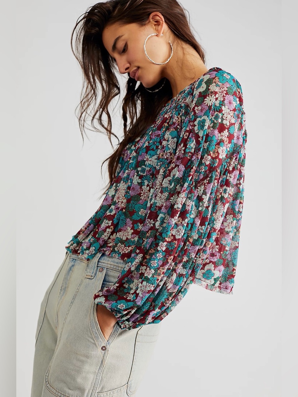Free People Up For Anything Top XS But Can Fit Medium